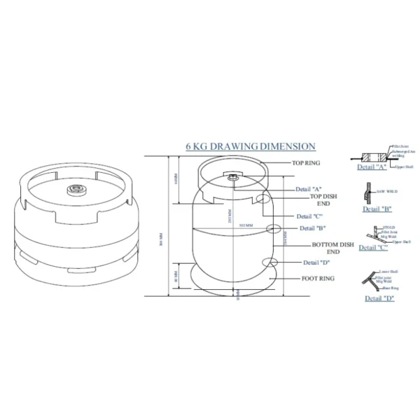 06kgs Cylinders - Image 2